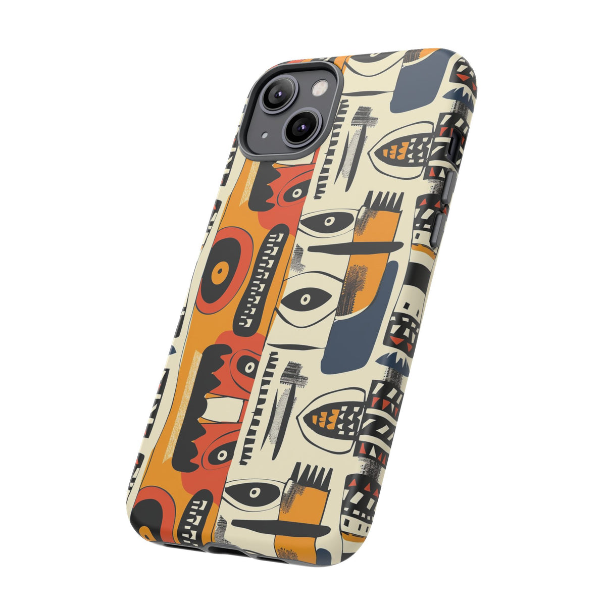 Stylish African Pattern Phone Case – Unique and Vibrant Protection 204