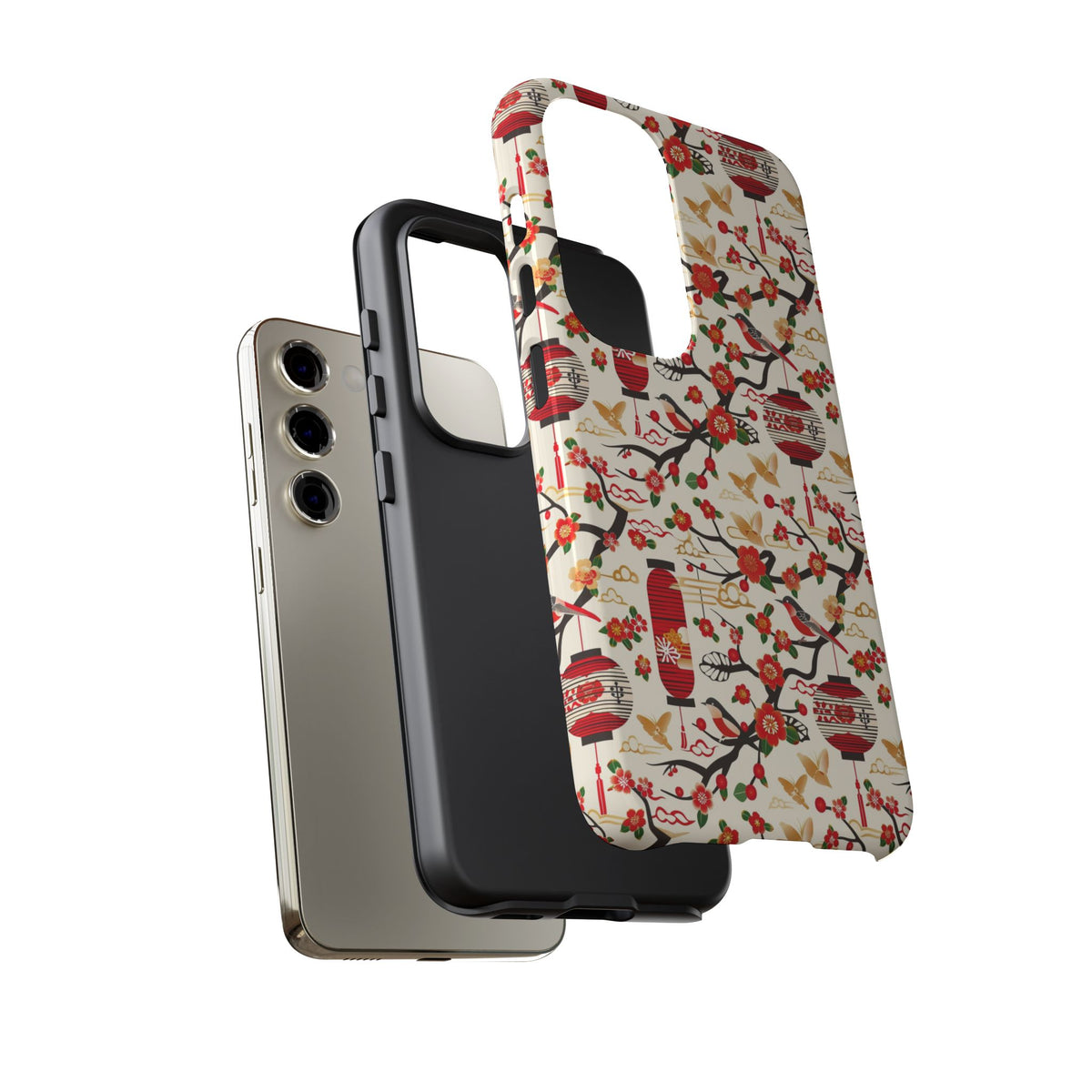 Japanese Pattern Phone Case – Elegant & Timeless Design for Your Phone 116