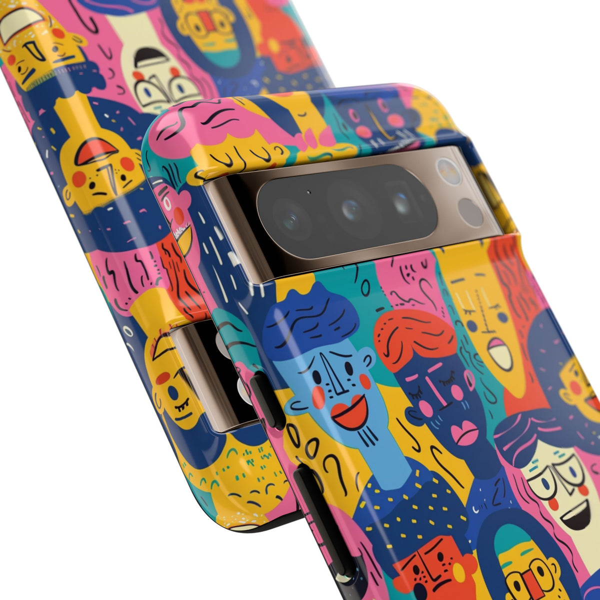 Happy Faces Phone Case – Joyful and Cheerful Design for a Bright Look 6