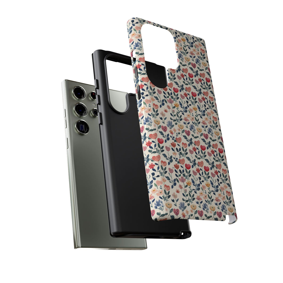 Heart Pattern Phone Case – Stylish & Loving Design for Your Device 261