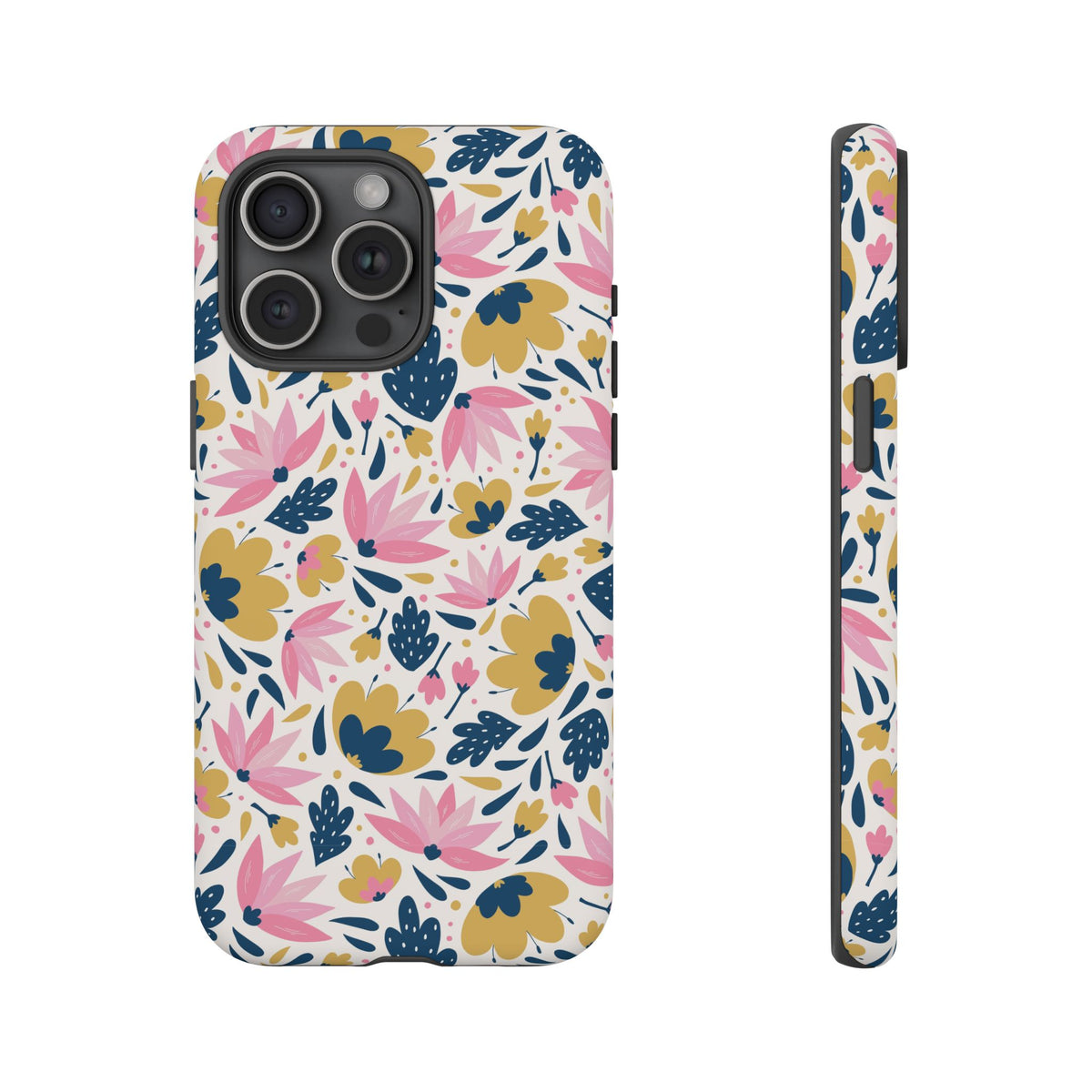 Colorful Little Flower Design Phone Case – Bright and Cheerful Floral Phone Cover 3