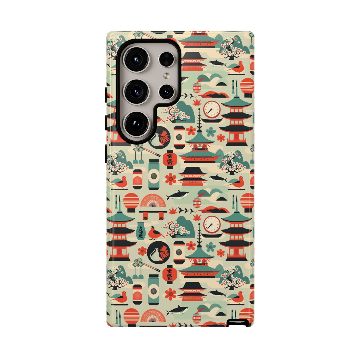 Japanese Pattern Phone Case – Elegant & Timeless Design for Your Phone 105