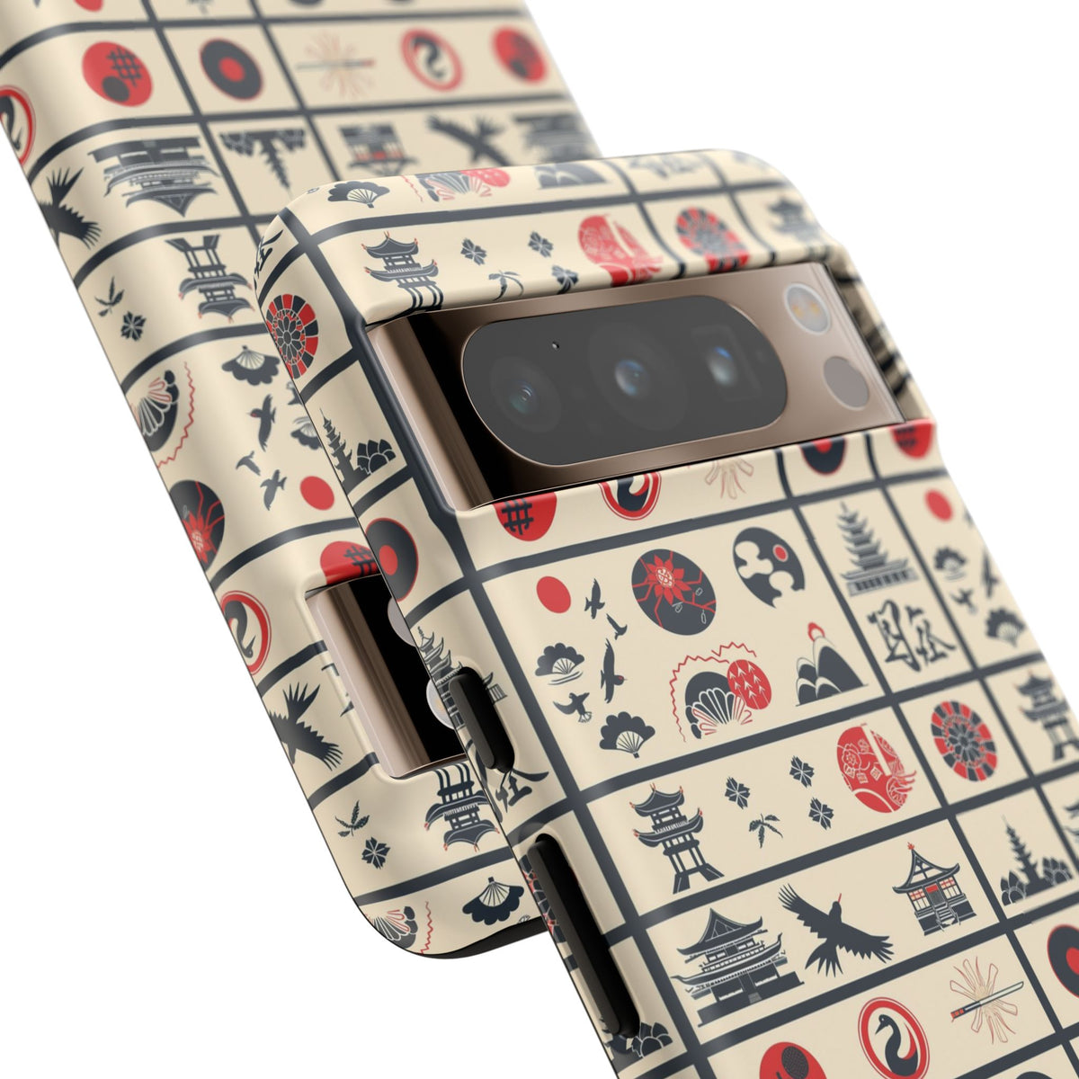 Japanese Pattern Phone Case – Elegant & Timeless Design for Your Phone 099