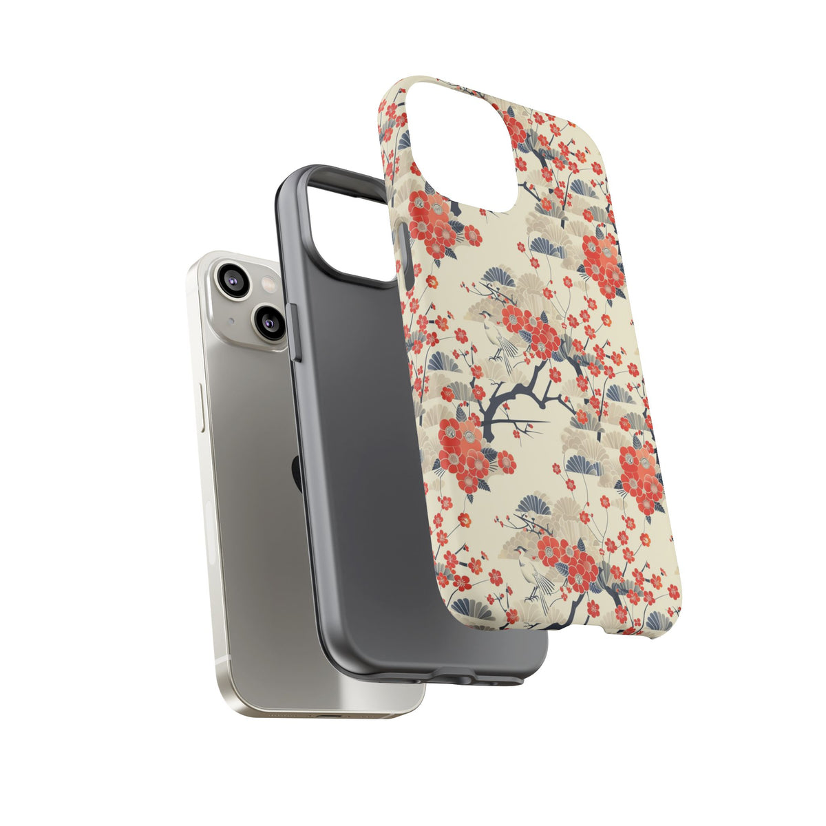 Japanese Pattern Phone Case – Elegant & Timeless Design for Your Phone 031