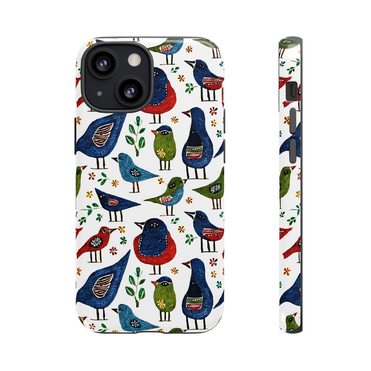 Birds Seamless Pattern Phone Case – Elegant and Timeless Avian Design 12