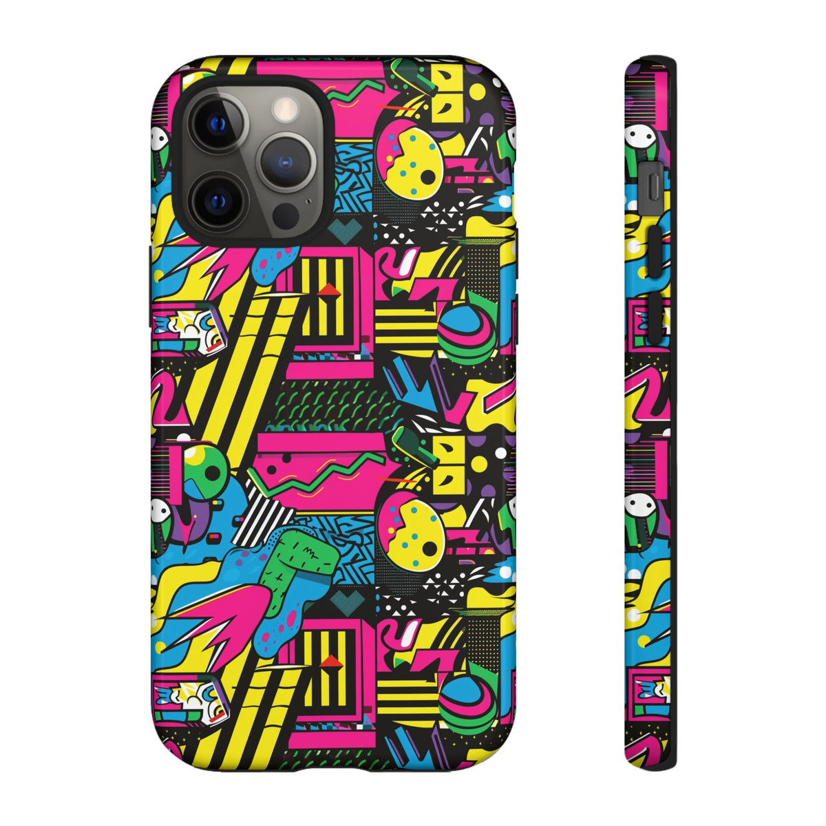 Retro 80s Seamless Phone Case – Vintage Style Meets Modern Protection 146