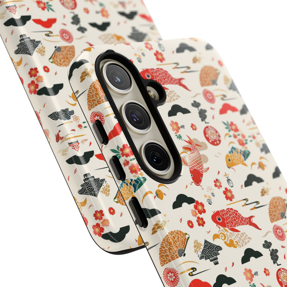 Japanese Pattern Phone Case – Elegant & Timeless Design for Your Phone 154