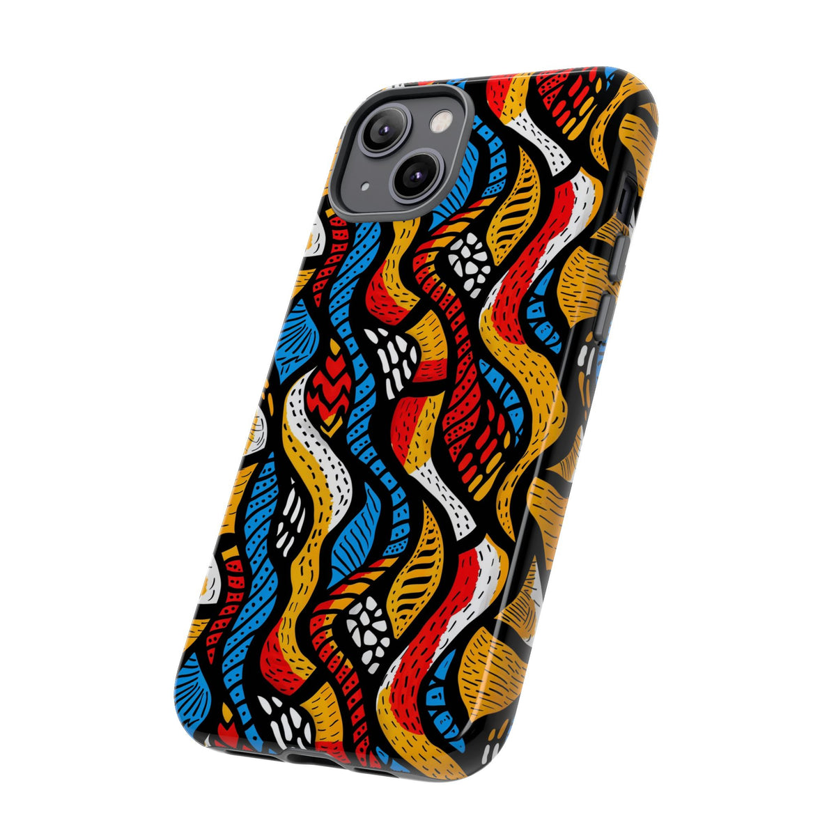 Stylish African Pattern Phone Case – Unique and Vibrant Protection 155