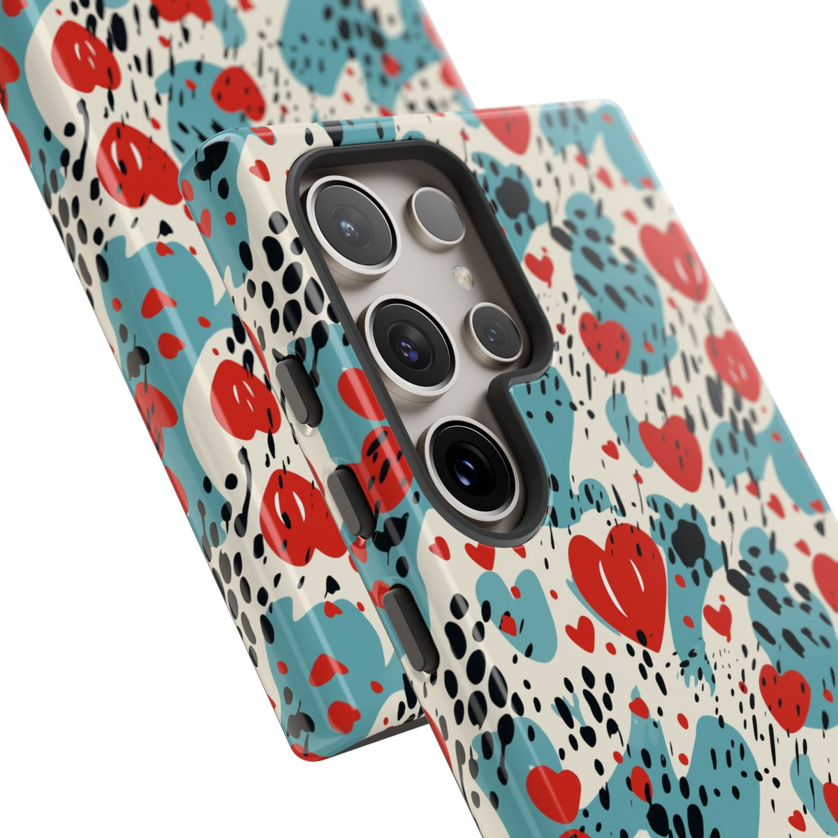 Heart Pattern Phone Case – Stylish & Loving Design for Your Device 822