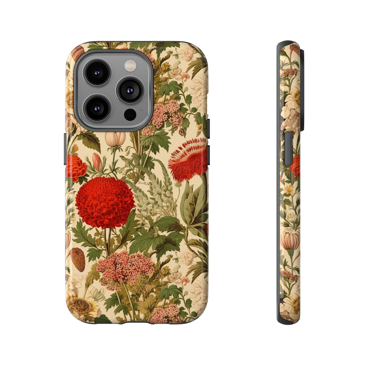 Antique Garden Botanical Phone Case - Vintage Botanical Phone Cover 2