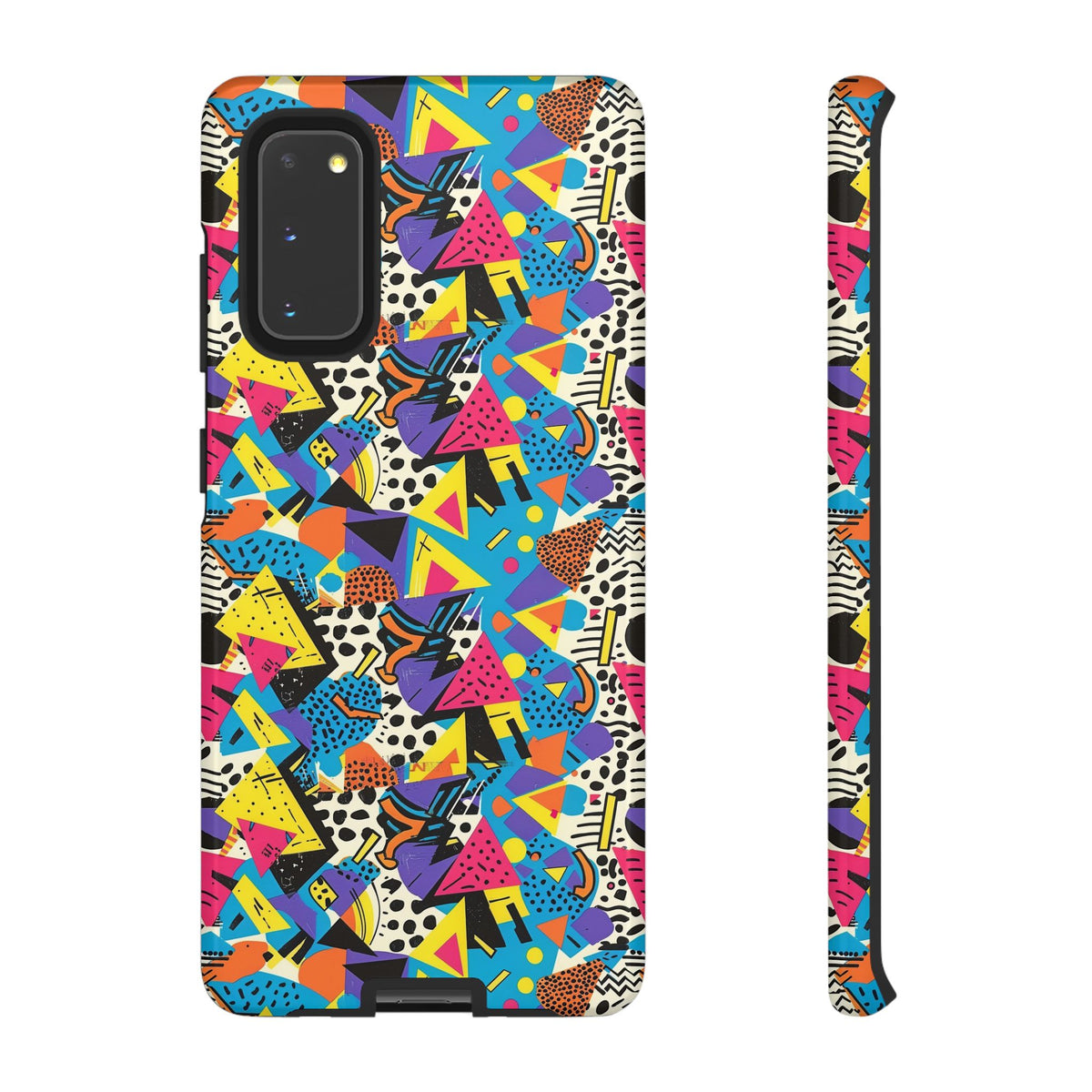 90s Themed Seamless Pattern Phone Case – Embrace Retro Style and Protection 231