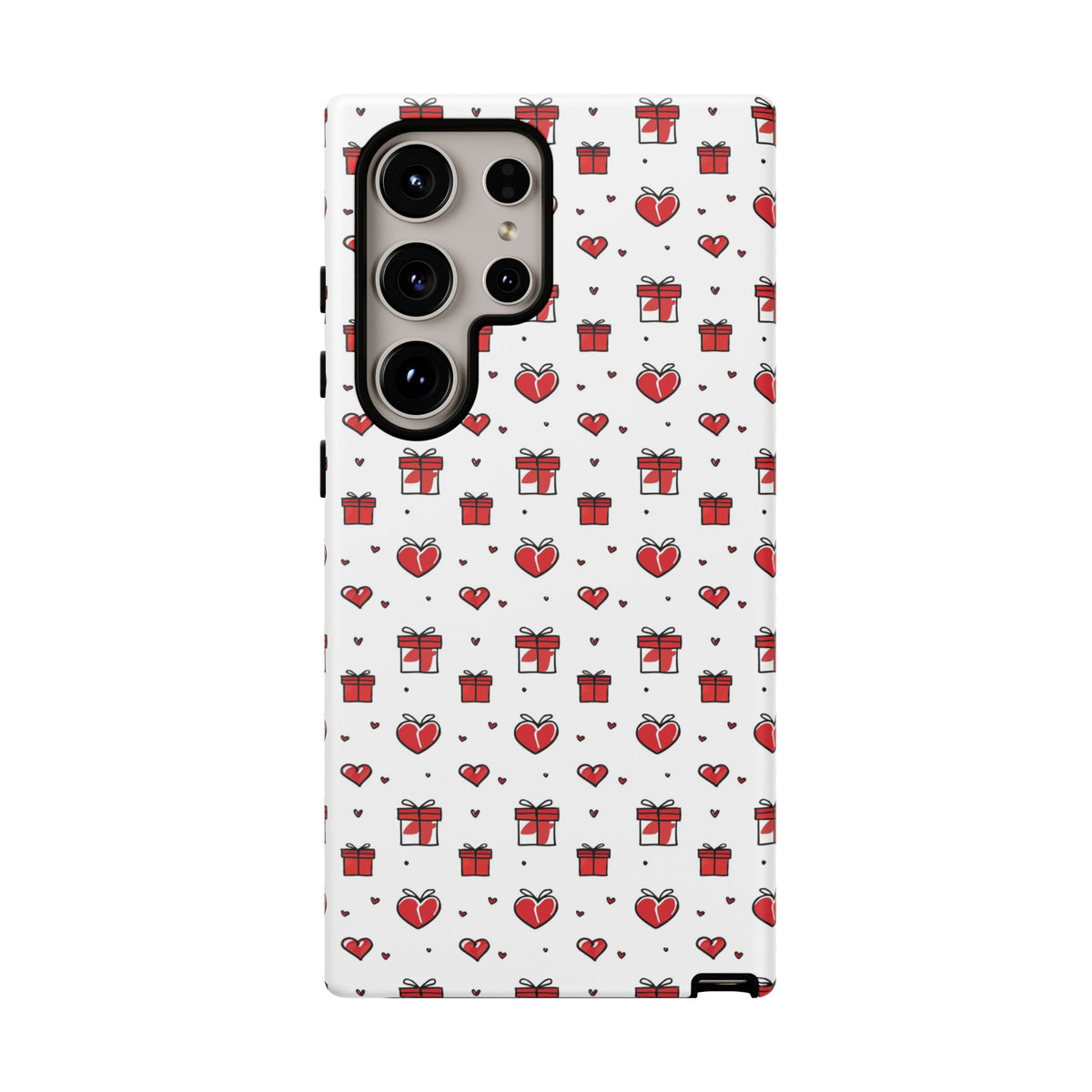 Heart Pattern Phone Case – Stylish & Loving Design for Your Device 234