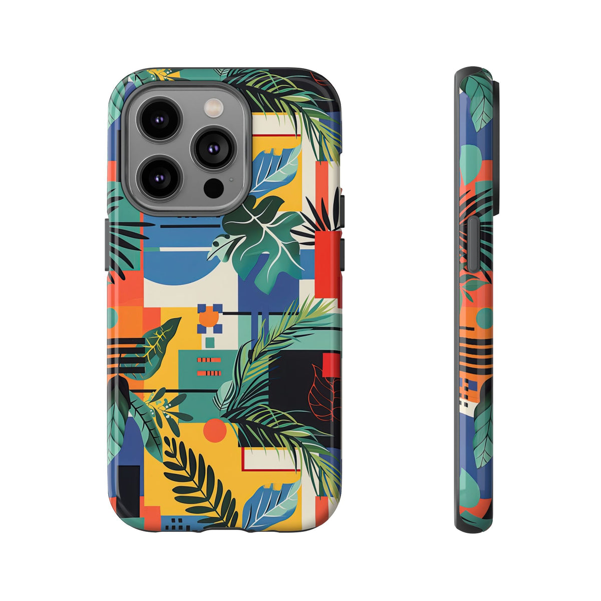 Jungle Collage Phone Case – Vibrant & Durable Nature-Inspired Protection