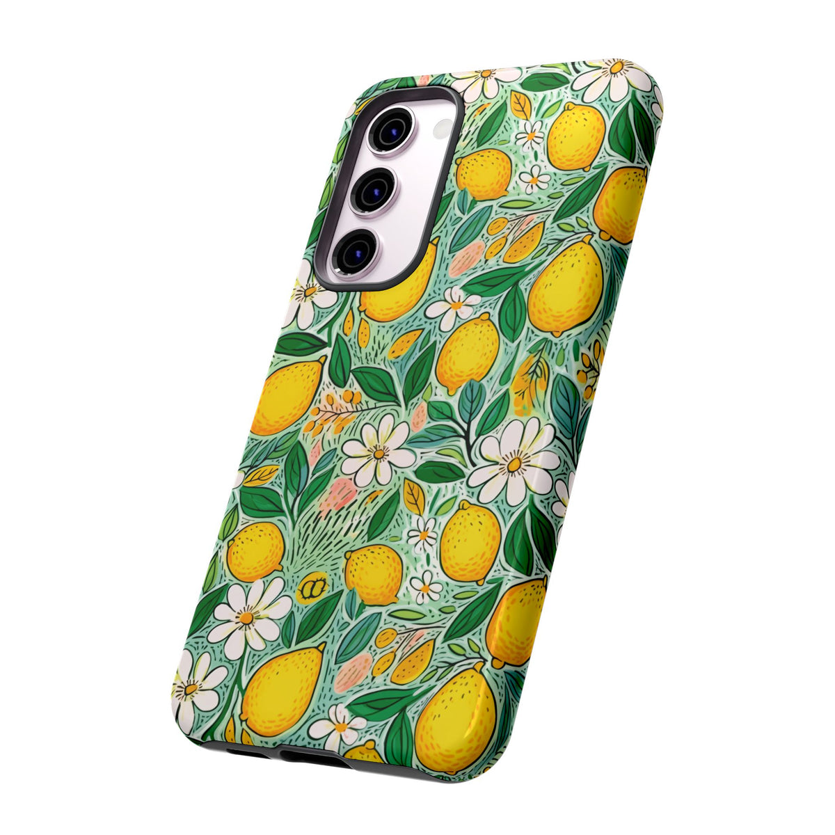 Cute Summer Lemons Phone Case – Refreshing Citrus Design for Your Phone 3