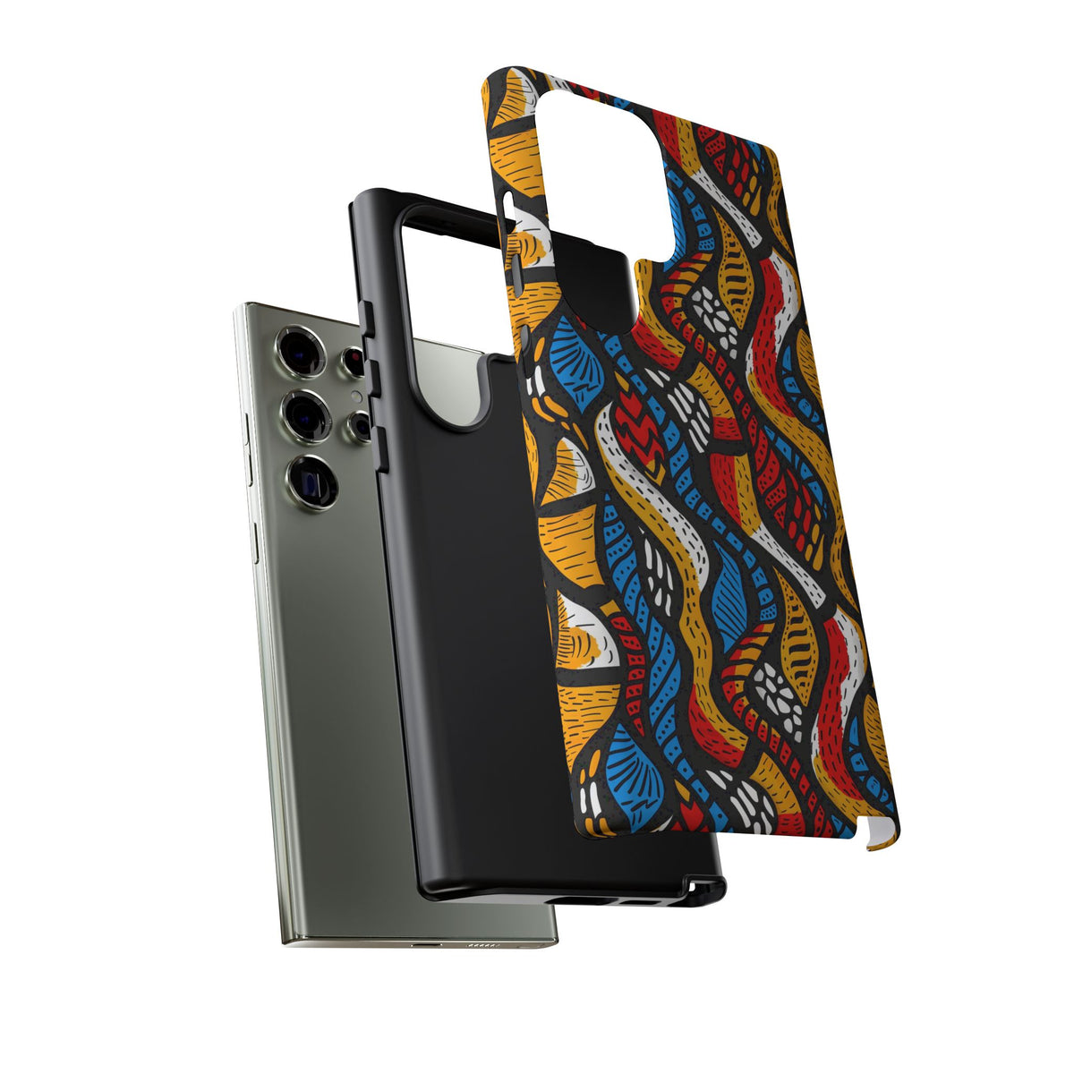 Stylish African Pattern Phone Case – Unique and Vibrant Protection 155