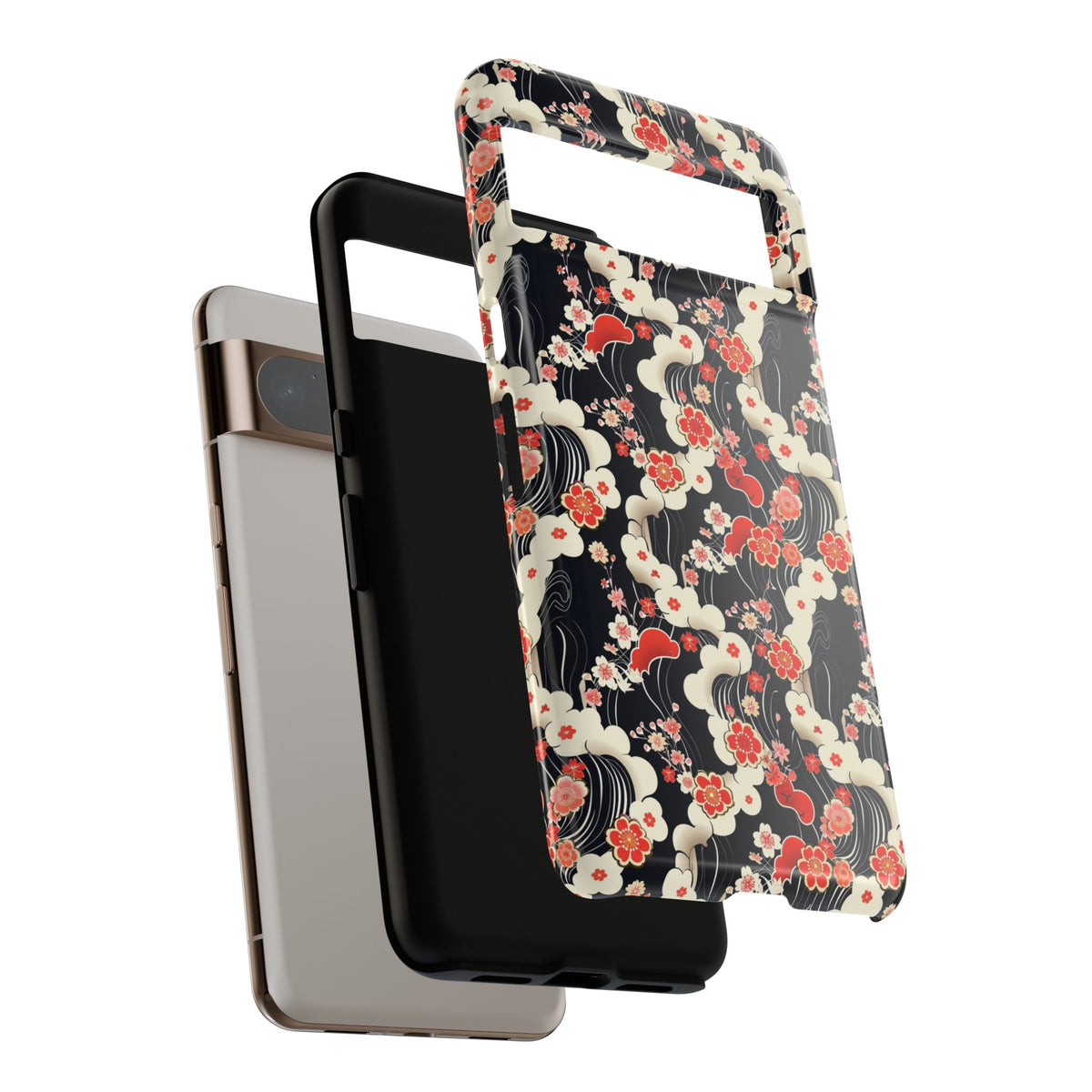 Japanese Pattern Phone Case – Elegant & Timeless Design for Your Phone 478