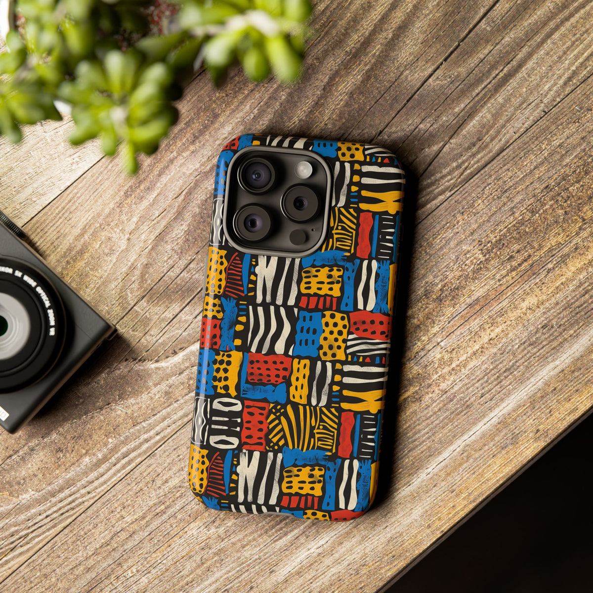 Stylish African Pattern Phone Case – Unique and Vibrant Protection 179