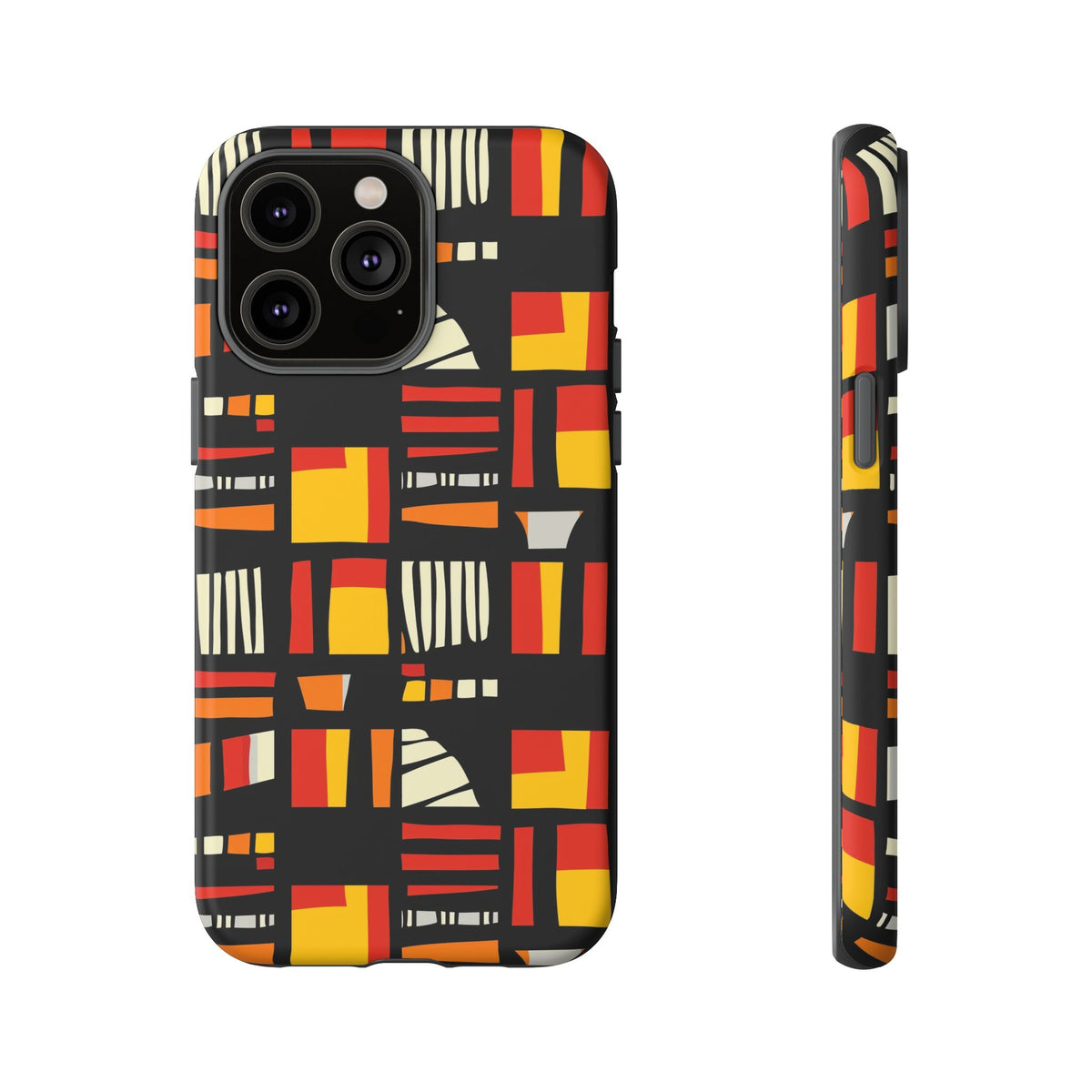 Stylish African Pattern Phone Case – Unique and Vibrant Protection 099