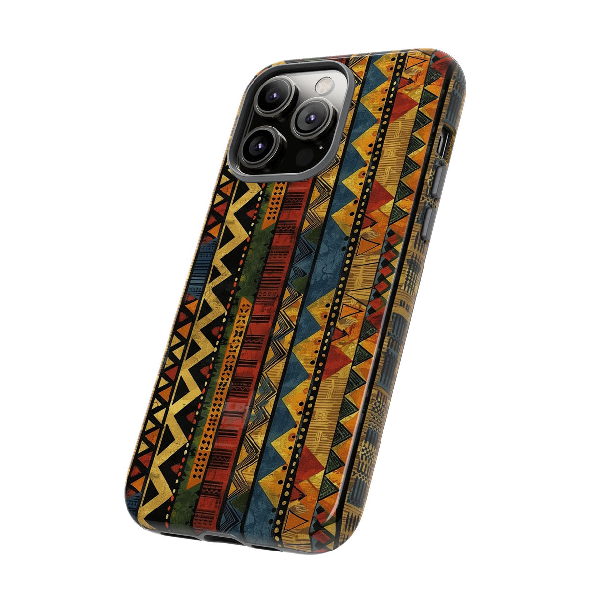 Stylish African Pattern Phone Case – Unique and Vibrant Protection 166