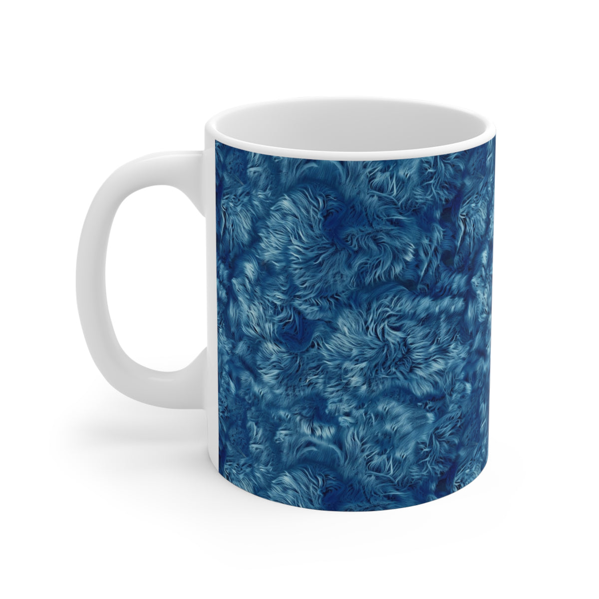 Fur Seamless Pattern Coffee Mug – Cozy Ceramic Mug for Fur Lovers 2