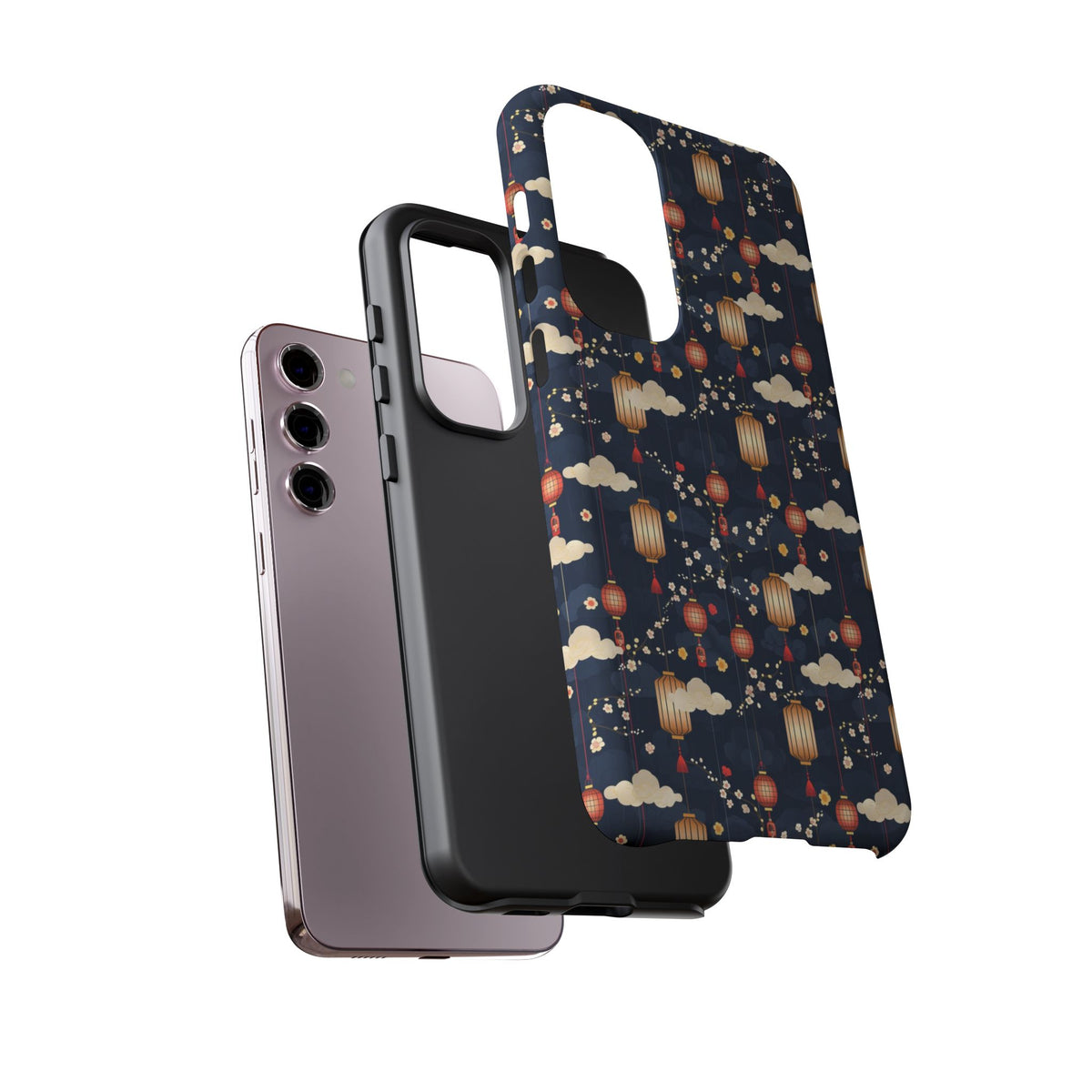 Japanese Pattern Phone Case – Elegant & Timeless Design for Your Phone 470