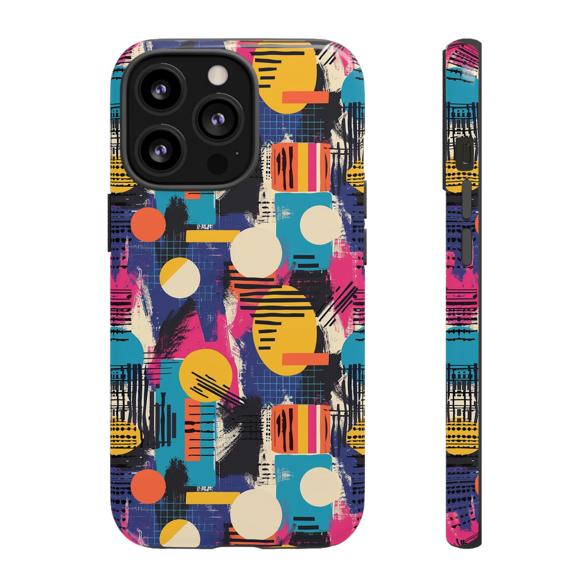 Retro 80s Seamless Phone Case – Vintage Style Meets Modern Protection 153