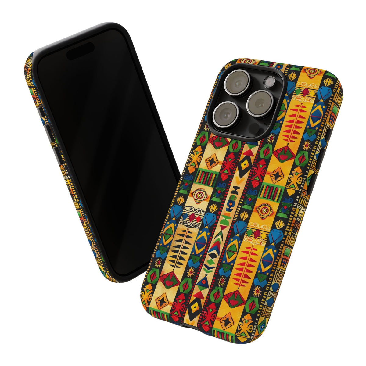 Stylish African Pattern Phone Case – Unique and Vibrant Protection 163