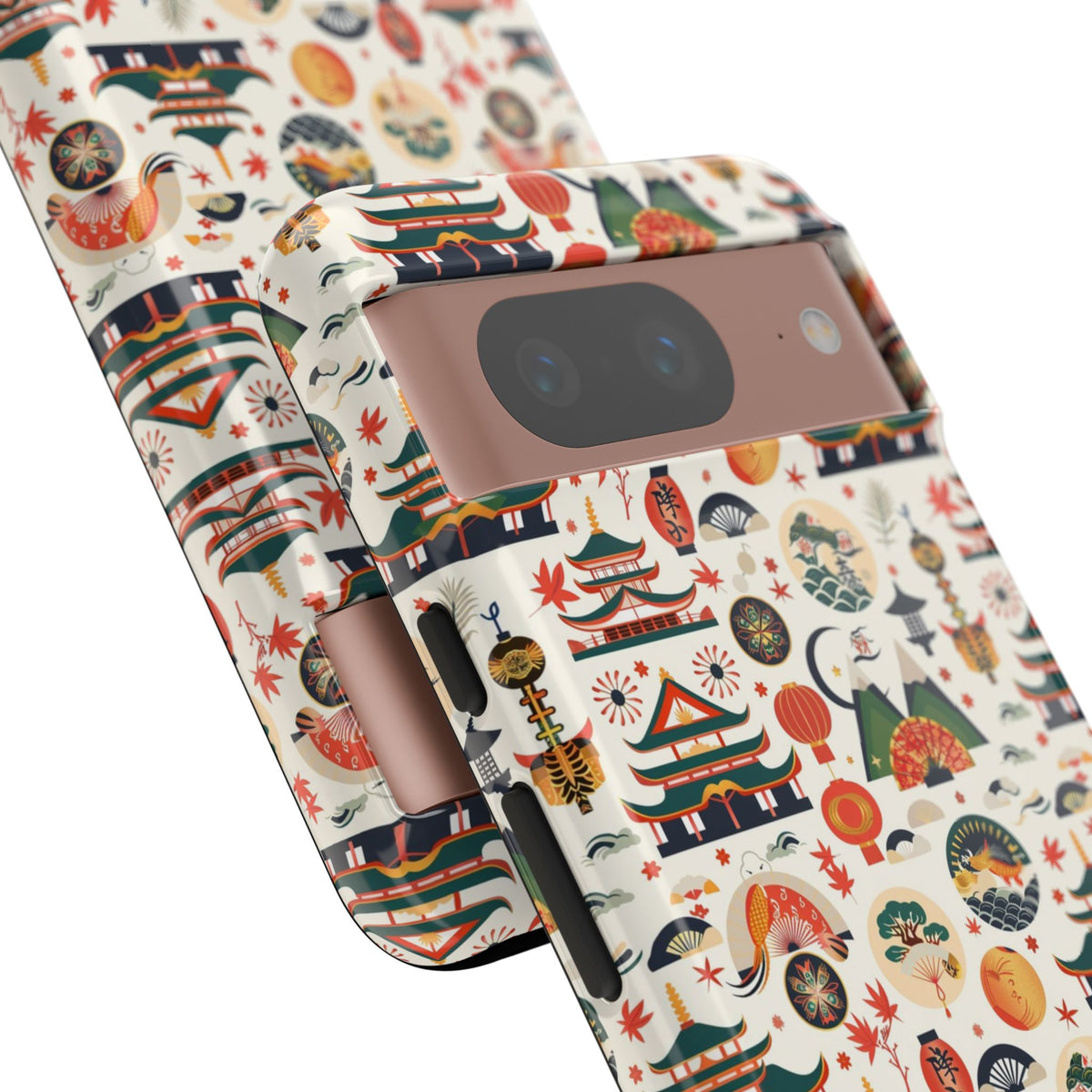 Japanese Pattern Phone Case – Elegant & Timeless Design for Your Phone 068