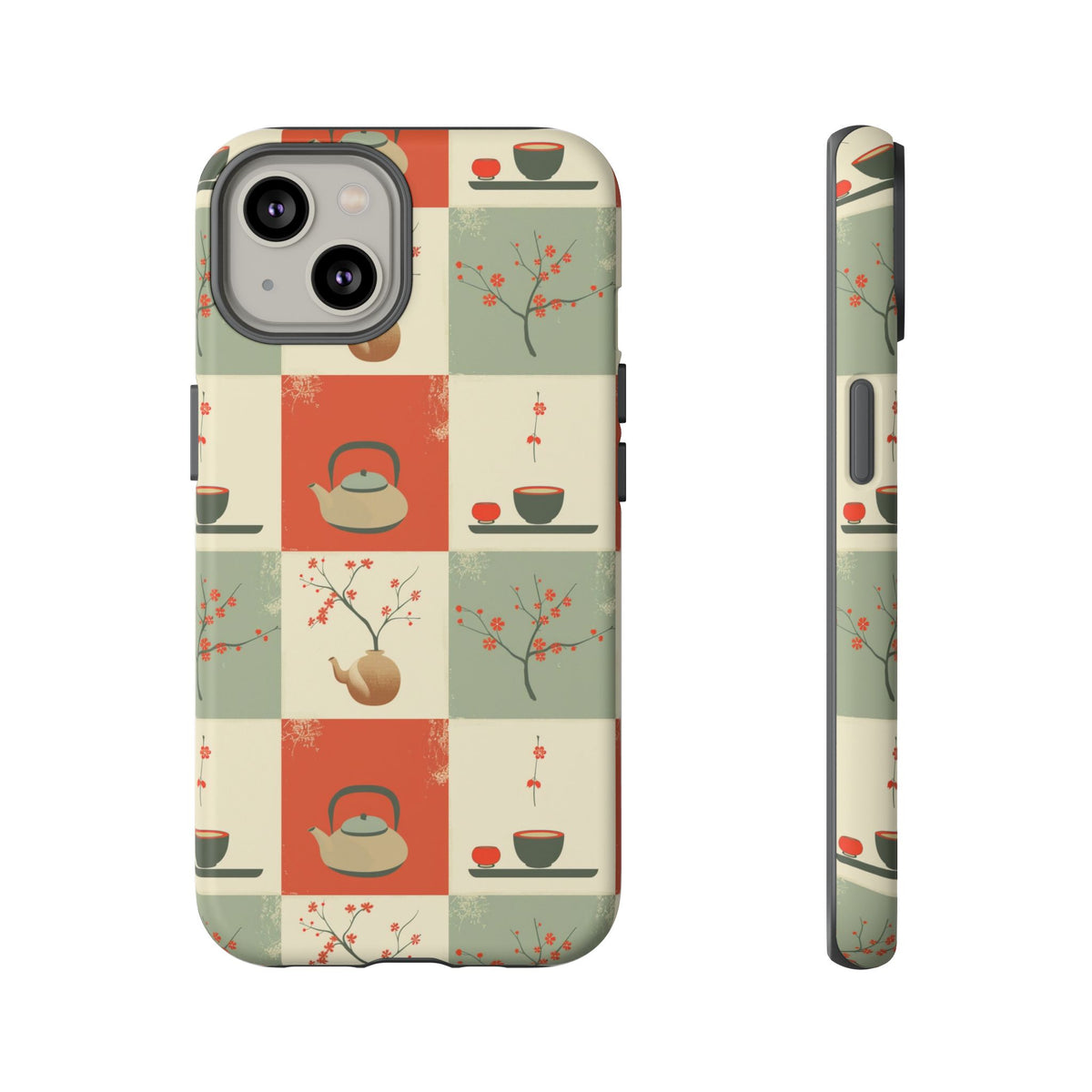 Japanese Pattern Phone Case – Elegant & Timeless Design for Your Phone 505