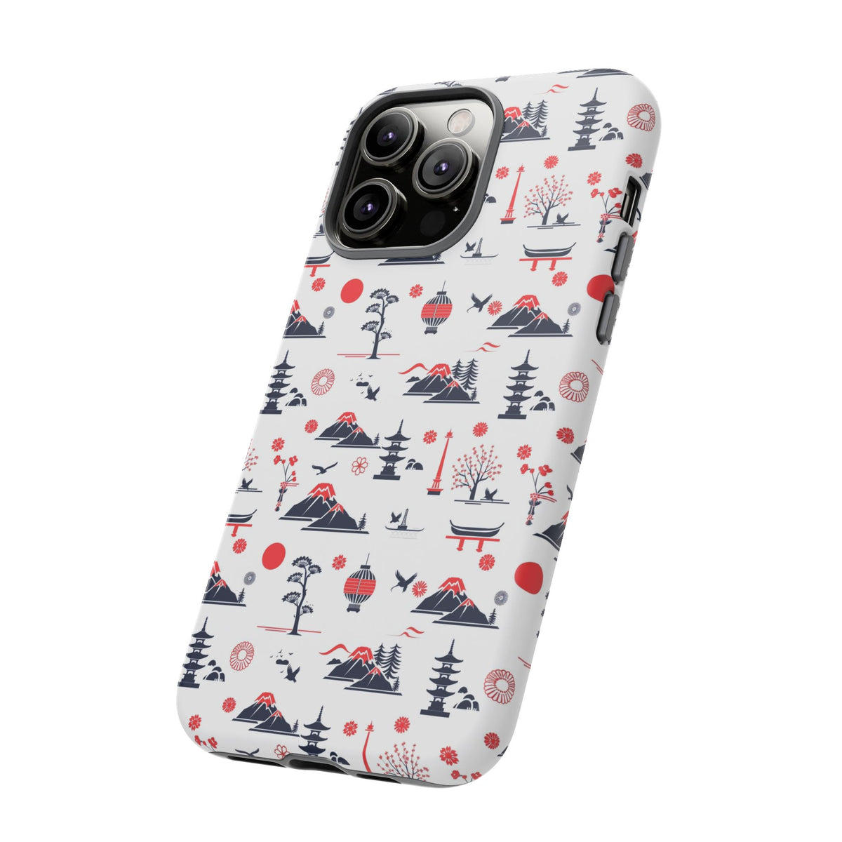 Japanese Pattern Phone Case – Elegant & Timeless Design for Your Phone 079