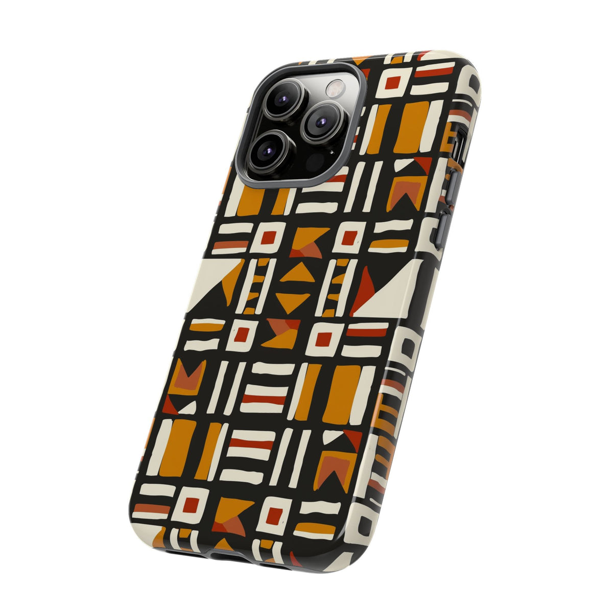 Stylish African Pattern Phone Case – Unique and Vibrant Protection 107