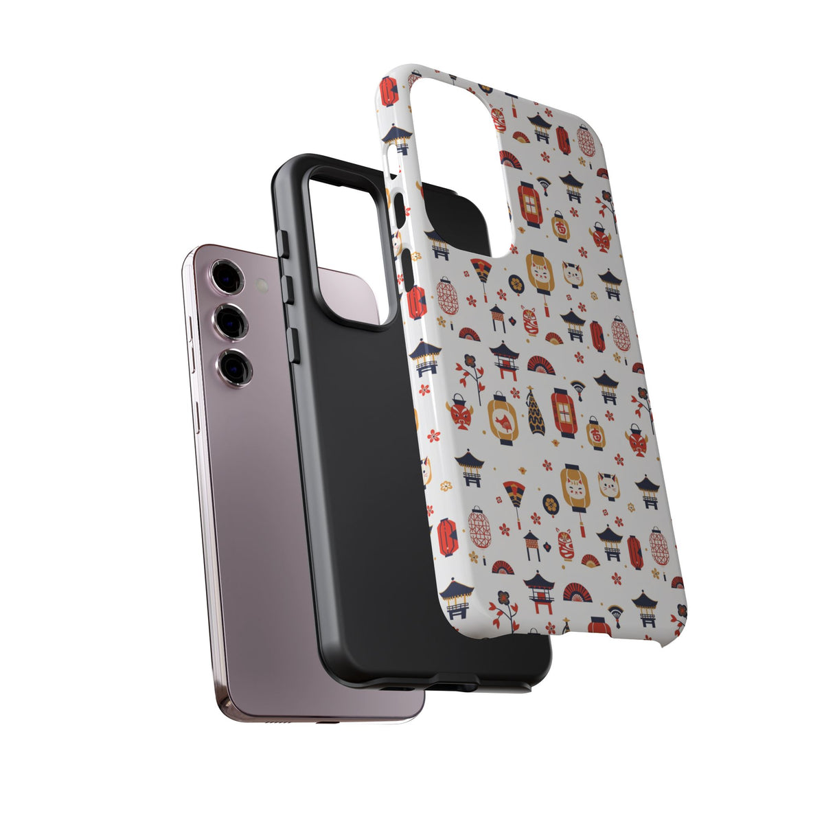 Japanese Pattern Phone Case – Elegant & Timeless Design for Your Phone 121