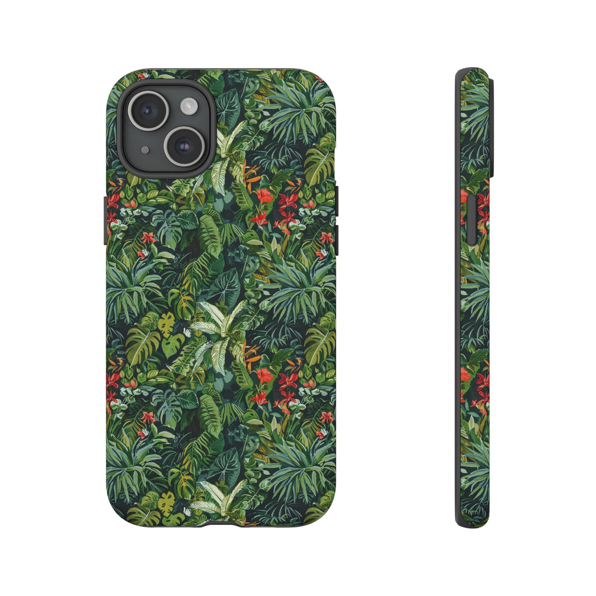 Jungle Pattern Phone Case – Exotic & Lush Design for Your Phone 323