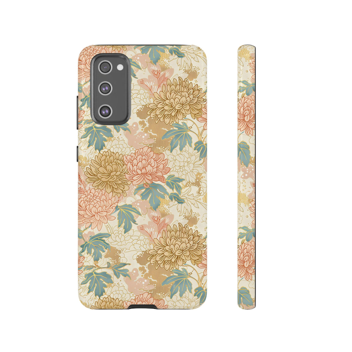 Japanese Blossom Asian Floral Design Phone Case – Elegant Floral Phone Cover