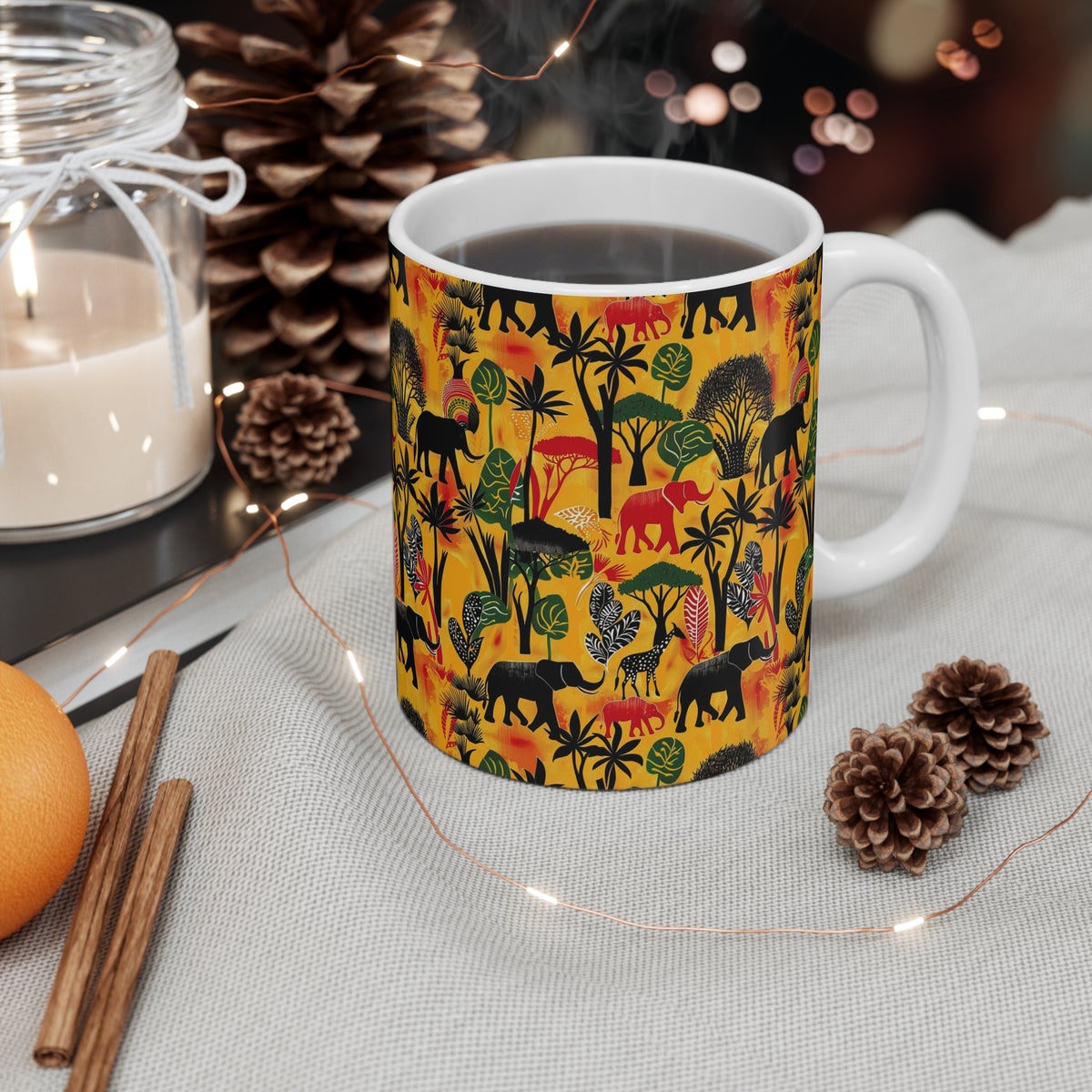 All-Over African Pattern Coffee Mug 699