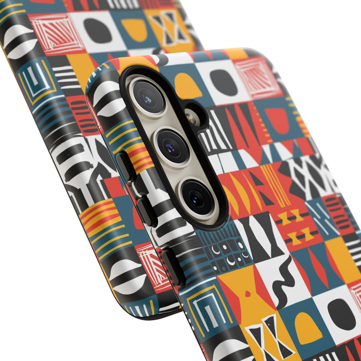 Stylish African Pattern Phone Case – Unique and Vibrant Protection 076