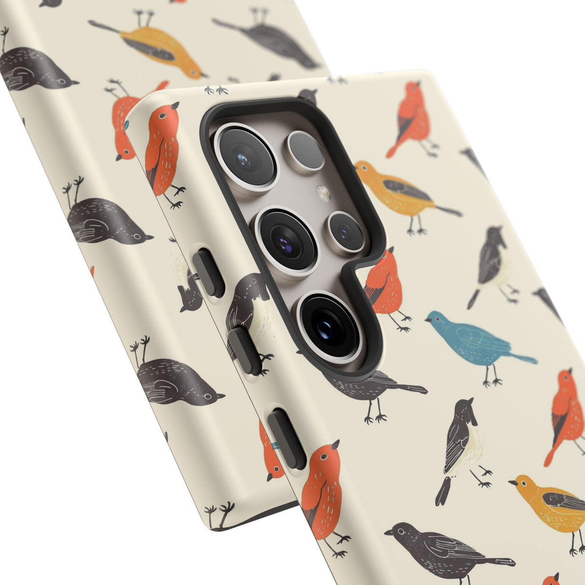 Birds Seamless Pattern Phone Case – Elegant and Timeless Avian Design 5