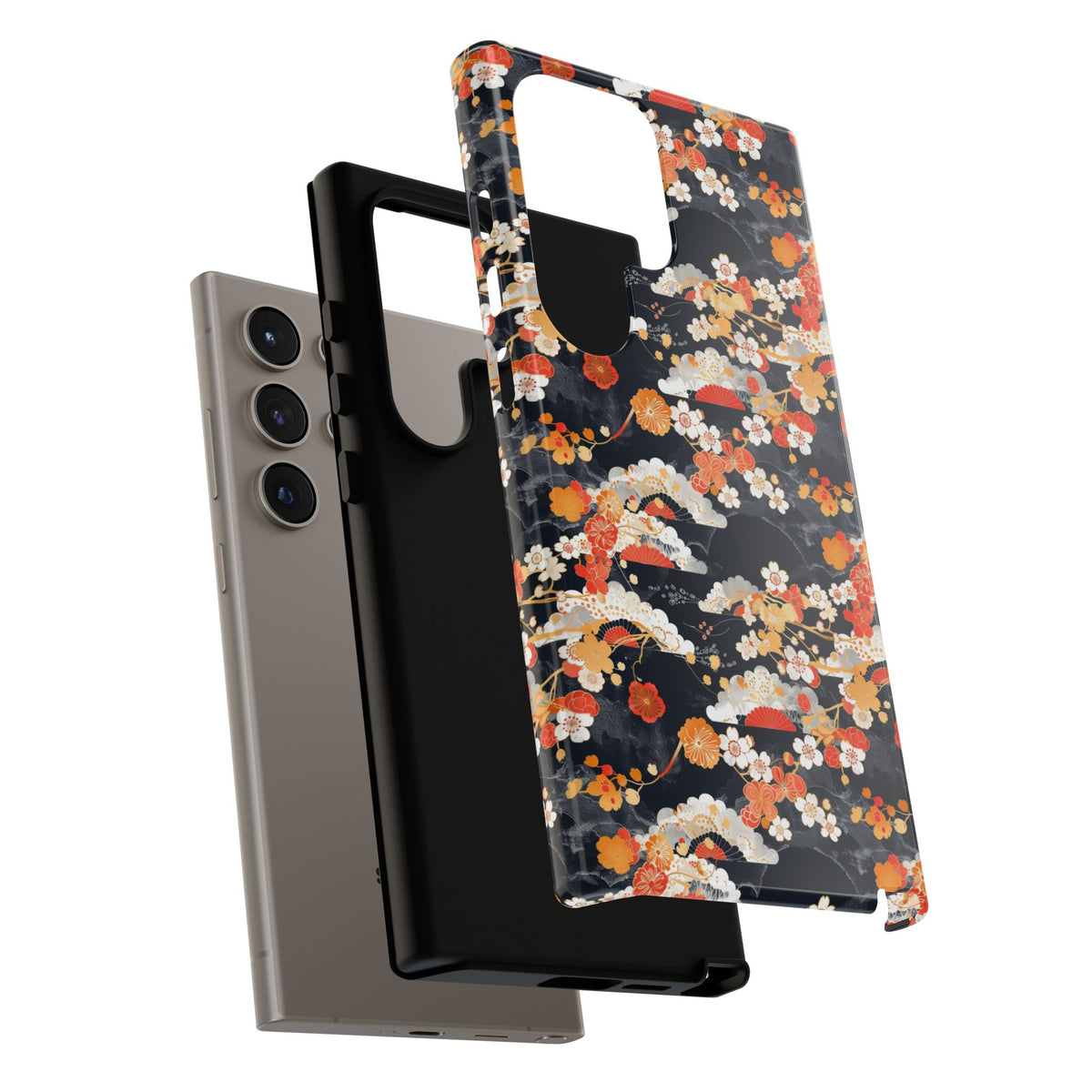 Japanese Pattern Phone Case – Elegant & Timeless Design for Your Phone 108