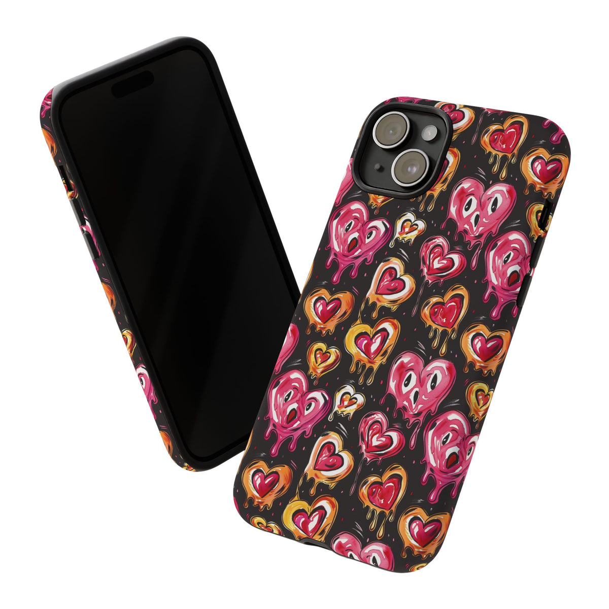 Heart Pattern Phone Case – Stylish & Loving Design for Your Device 361