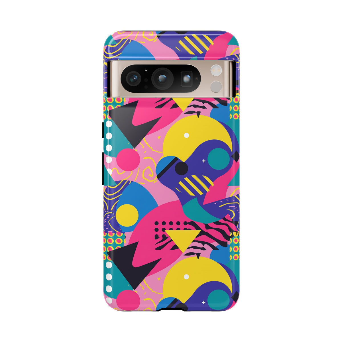 90s Themed Seamless Pattern Phone Case – Embrace Retro Style and Protection 283