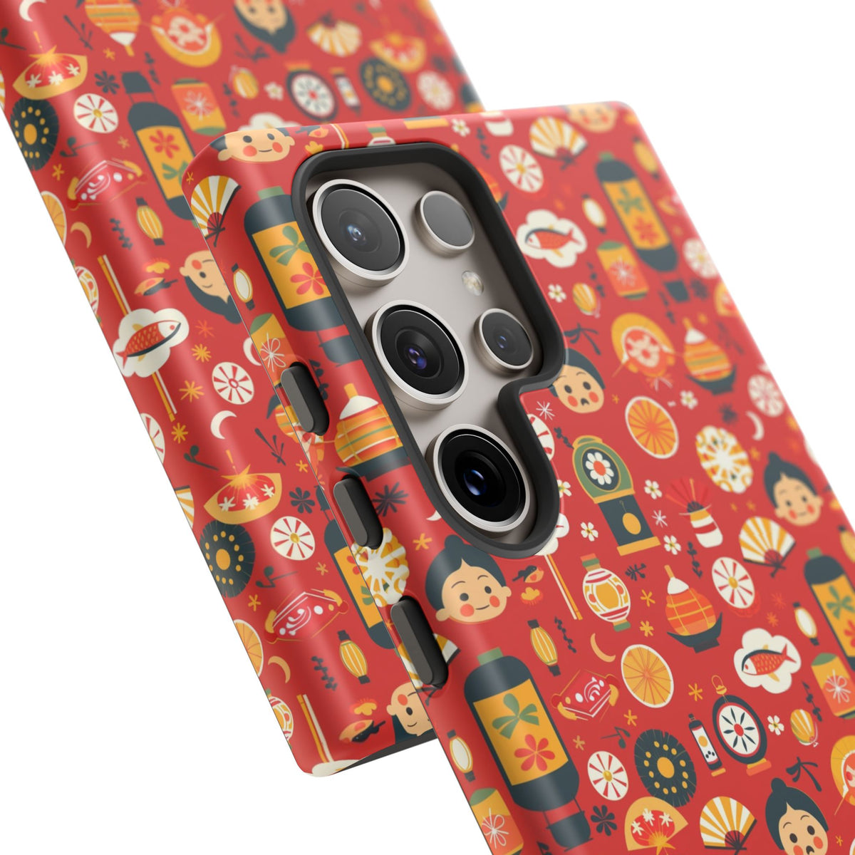 Japanese Pattern Phone Case – Elegant & Timeless Design for Your Phone 087