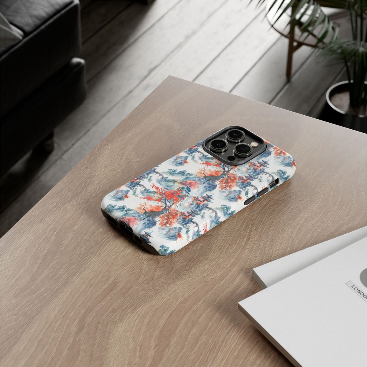 Japanese Pattern Phone Case – Elegant & Timeless Design for Your Phone 043