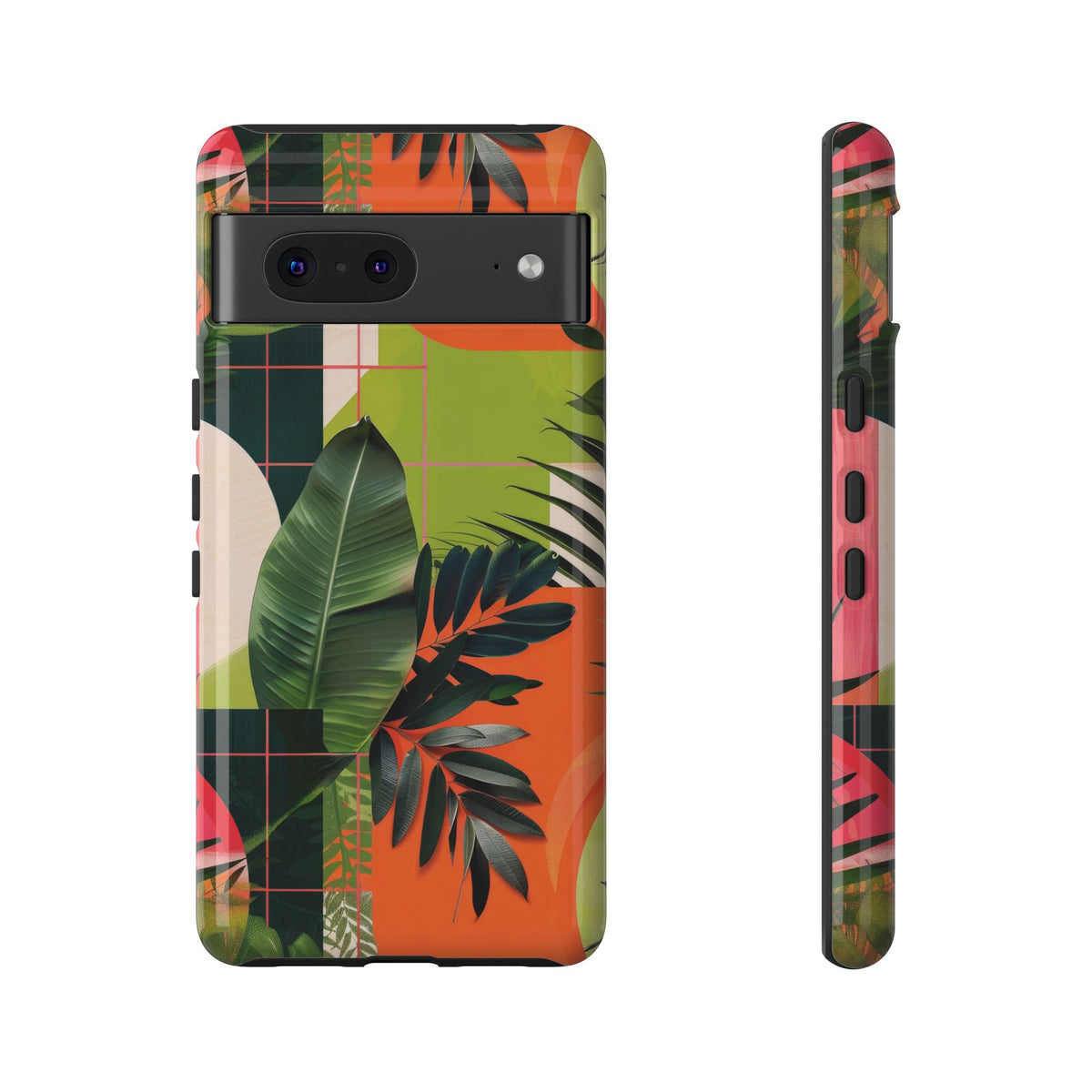 Jungle Collage Phone Case – Vibrant & Durable Nature-Inspired Protection