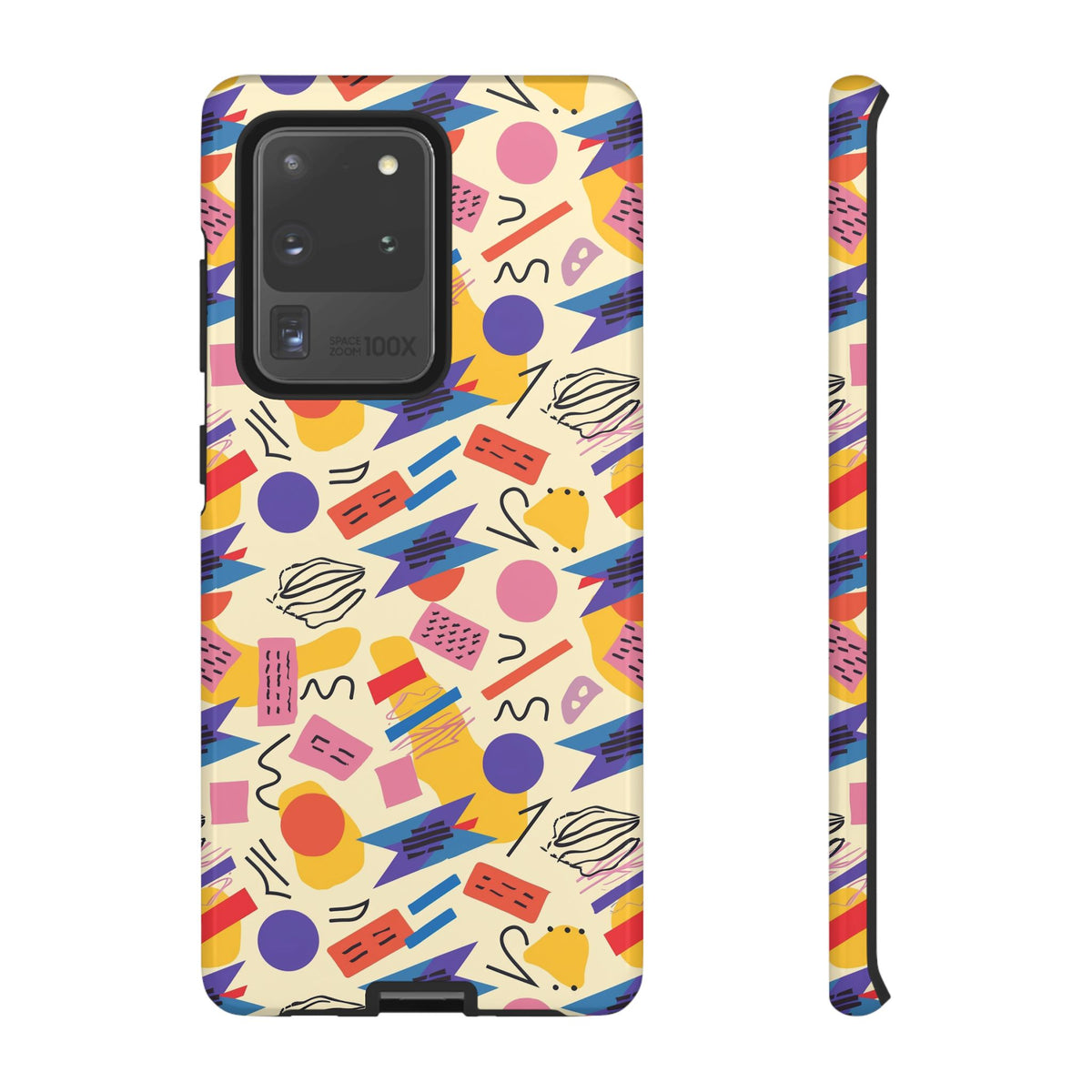 90s Themed Seamless Pattern Phone Case – Embrace Retro Style and Protection 270