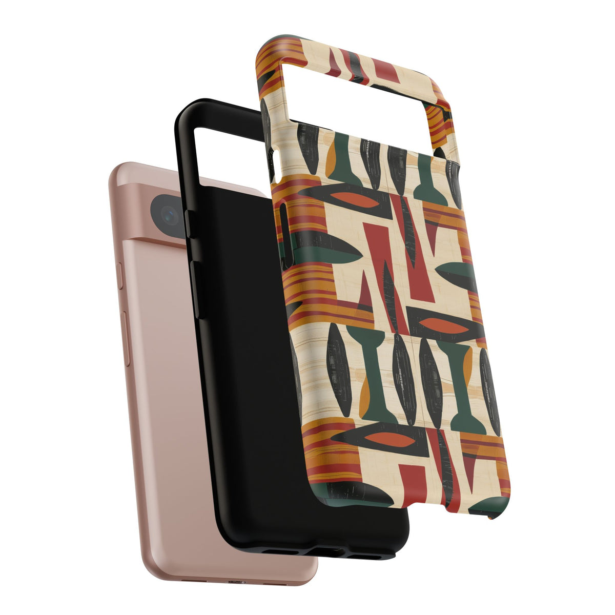 Stylish African Pattern Phone Case – Unique and Vibrant Protection 196