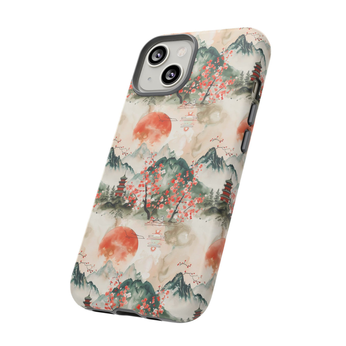 Japanese Pattern Phone Case – Elegant & Timeless Design for Your Phone 057