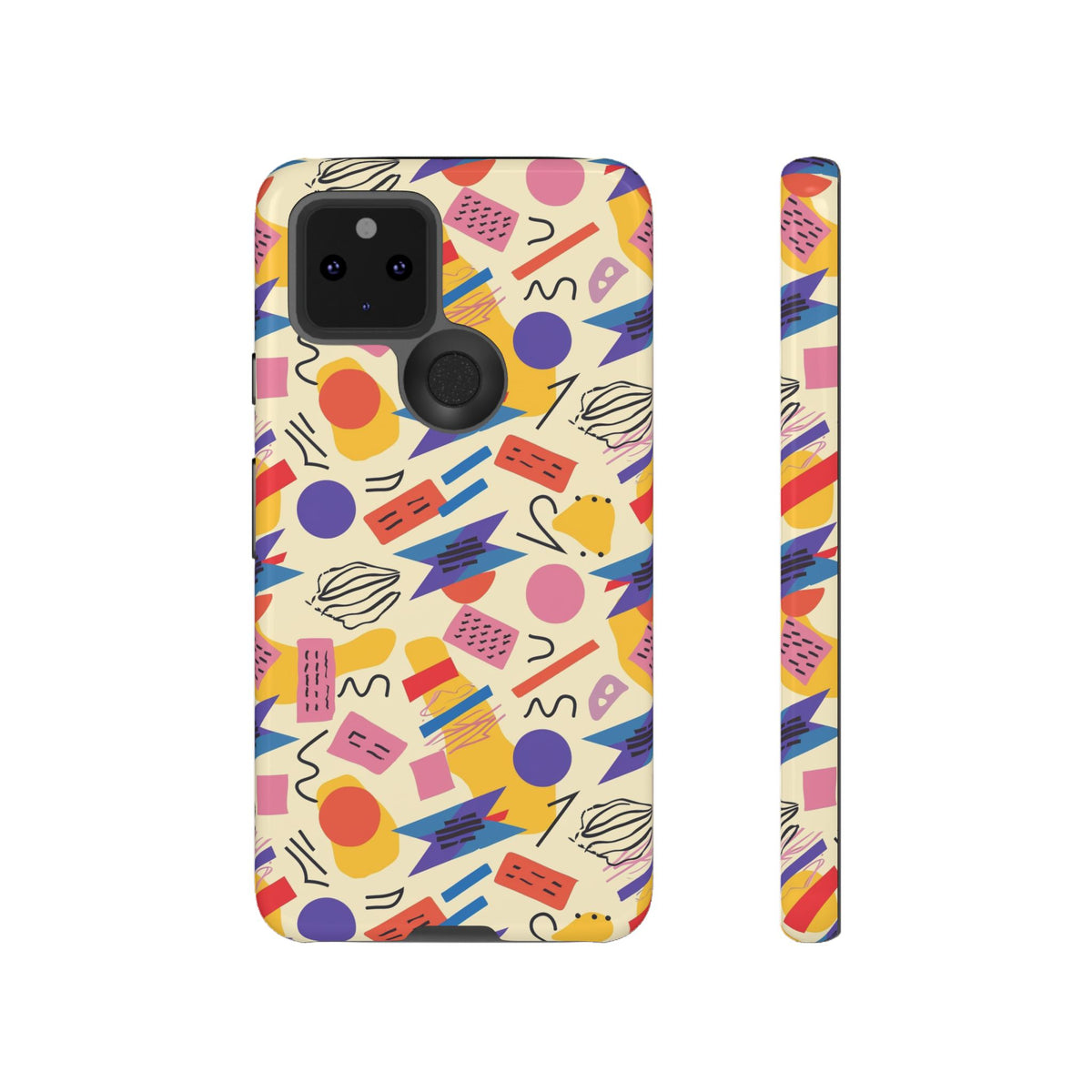 90s Themed Seamless Pattern Phone Case – Embrace Retro Style and Protection 270