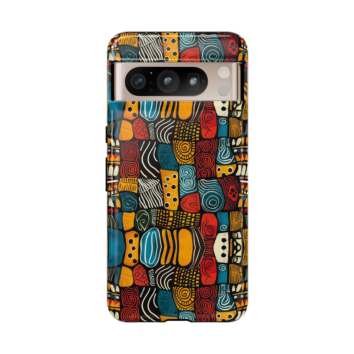 Stylish African Pattern Phone Case – Unique and Vibrant Protection 159