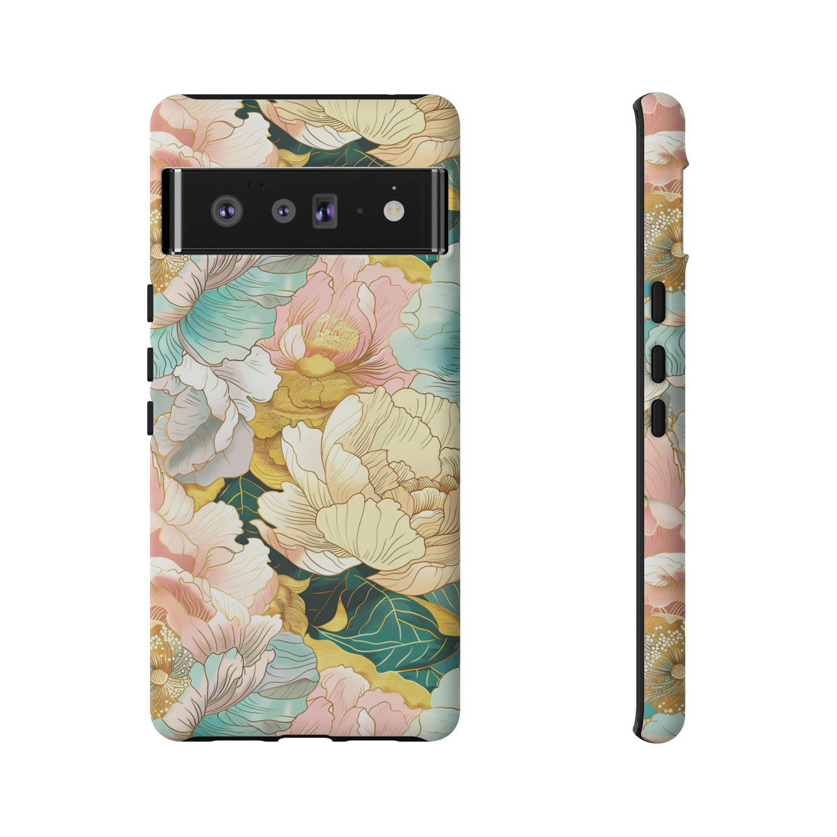 Japanese Blossom Asian Floral Design Phone Case – Elegant Floral Phone Cover