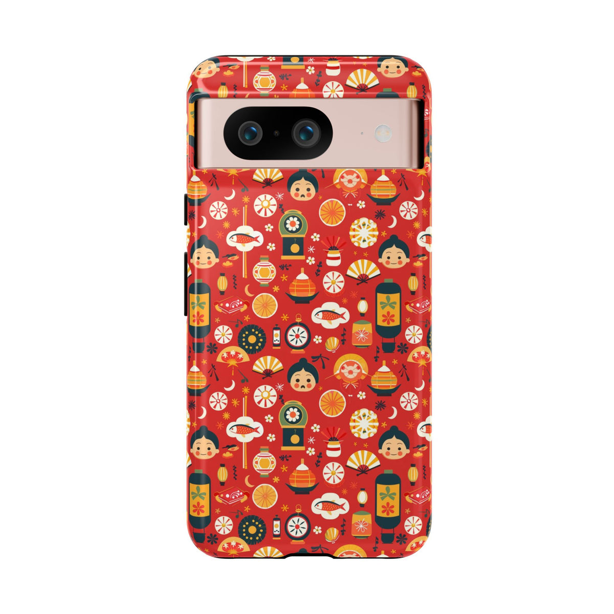 Japanese Pattern Phone Case – Elegant & Timeless Design for Your Phone 087